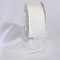 The Ribbon People Sheer White Floral Cut Edge Craft Ribbon 1.5" x 55 Yards